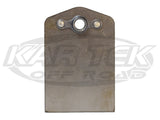 Flat Steel Body Panel Mounting Tab 3-1/2" Bottom To Center Of Hole 5/16-24 Thread Sold Individually