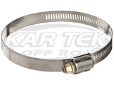 Stainless Steel SAE Size 56 Worm Gear Hose Clamp 3.06 Minimum Diameter 4.00 Maximum Diameter