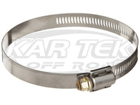 Stainless Steel SAE Size 96 Worm Gear Hose Clamp 5.56 Minimum Diameter 6.50 Maximum Diameter