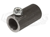 Steering Coupler 3/4 Smooth Steering Shaft To 3/4-48 Spline Rack And Pinion
