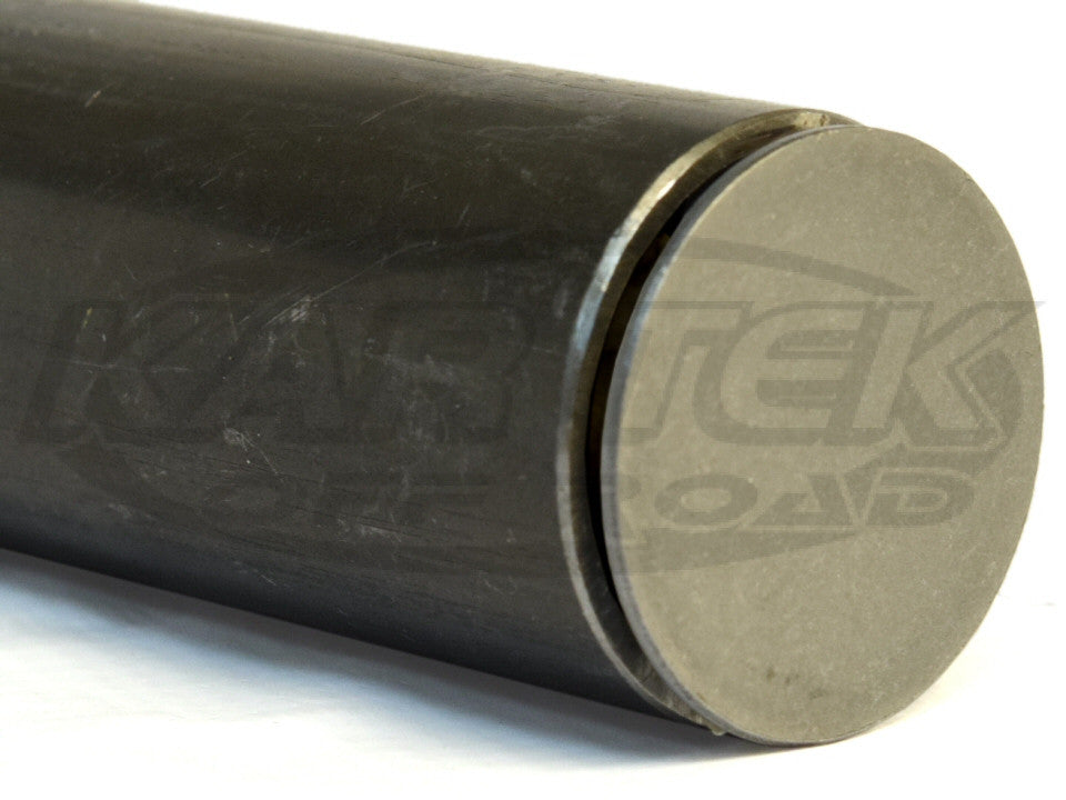 Weld On Flat Steel Tube End Caps For 1-1/4 Inch Outside Diameter Tubing - Sold As A Pair