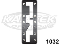 Winters Performance 1032 Gate Plate For Turbo-Hydro 400 & 350 Reverse Pattern