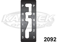 Winters Performance 2092 Gate Plate For 727 904 999 Torqueflite TF-6 TF-8 Lockout Reverse Pattern