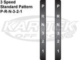 Winters Performance 6018-02 Replacement Stickers For Ford C-6 And Ford C-4 Stock Pattern Shifters