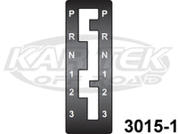 Winters Performance 3015-1 Gate Plate For Ford C-6 And Ford C-4 Rock Crawler Reverse Shift Pattern