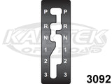Winters Performance 3092 Gate Plate For Ford C-6 And Ford C-4 Lockout Reverse Shift Pattern
