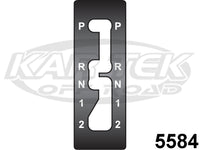 Winters Performance 5584 Gate Plate For Powerglide Lockout Reverse Shift Pattern