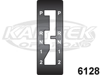 Winters Performance 6128 Gate Plate For Powerglide Reverse Shift Pattern