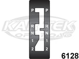 Winters Performance 6128 Gate Plate For Powerglide Reverse Shift Pattern